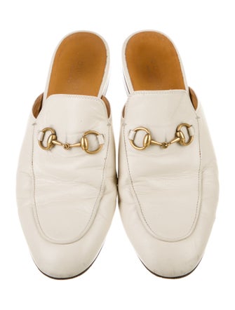 Gucci Horsebit Accent Leather Mules