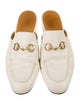 Gucci Horsebit Accent Leather Mules