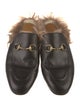 Gucci Horsebit Accent Leather Mules