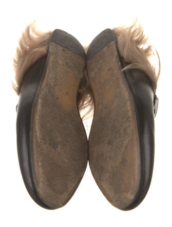 Gucci Horsebit Accent Leather Mules