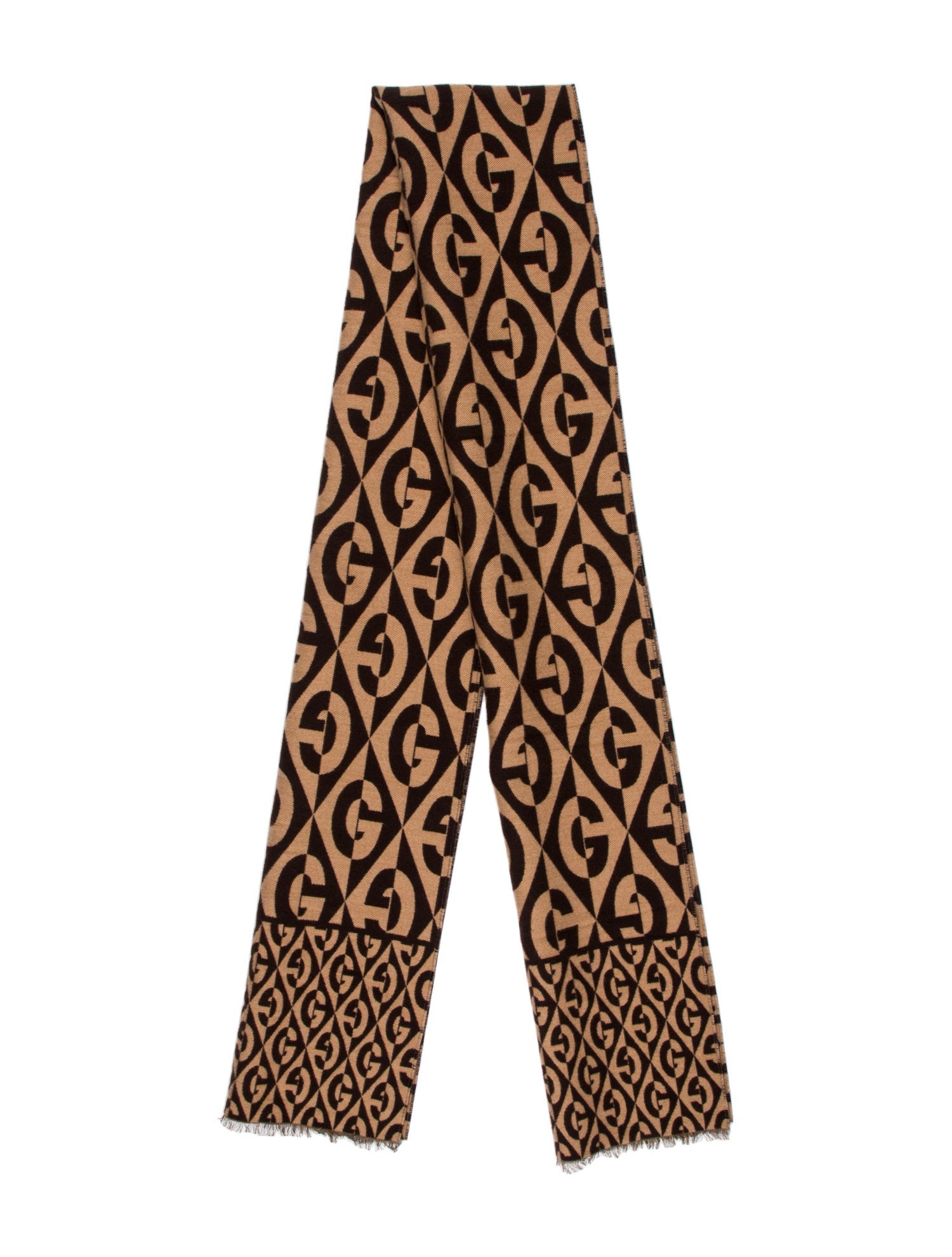 Gucci Wool Printed Scarf