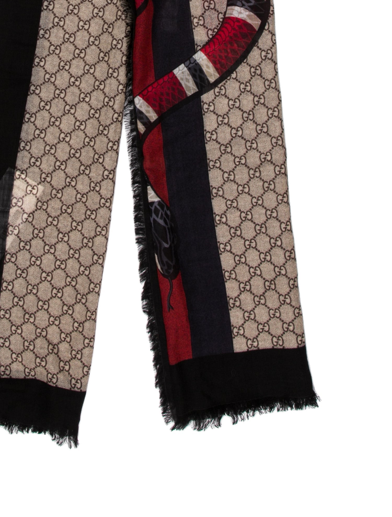 Gucci Wool Printed Shawl