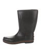 Gucci Web Accent Rubber Rain Boots