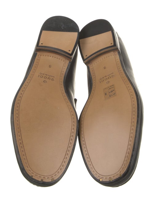 Gucci Horsebit Accent Leather Dress Loafers