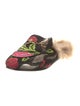 Gucci Horsebit Accent Floral Print Mules