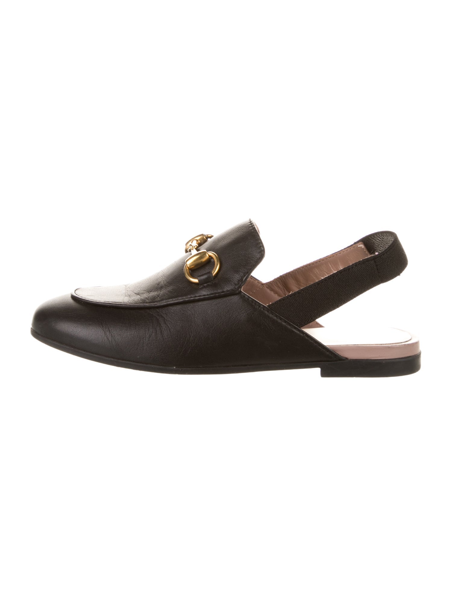 Gucci Kids' Leather Horsebit Loafers