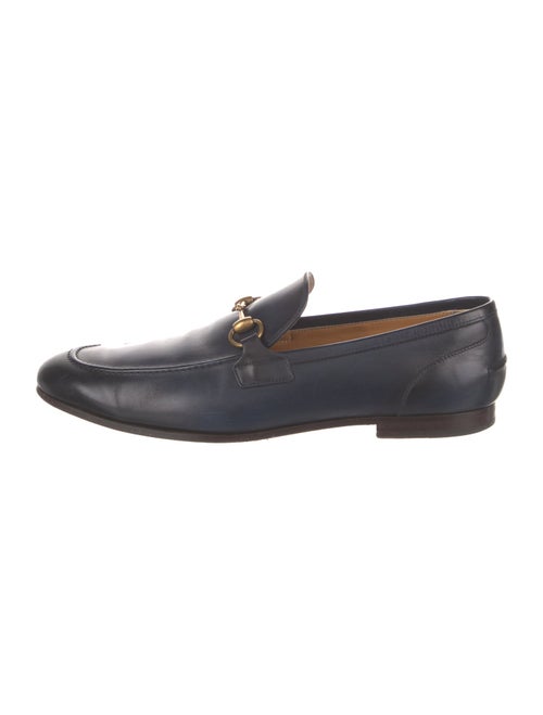 Gucci Horsebit Accent Leather Dress Loafers