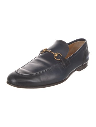 Gucci Horsebit Accent Leather Dress Loafers