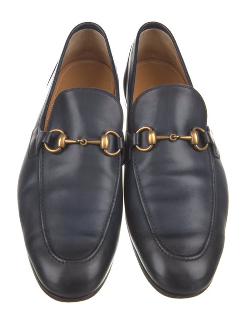 Gucci Horsebit Accent Leather Dress Loafers