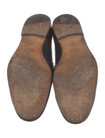 Gucci Horsebit Accent Leather Dress Loafers
