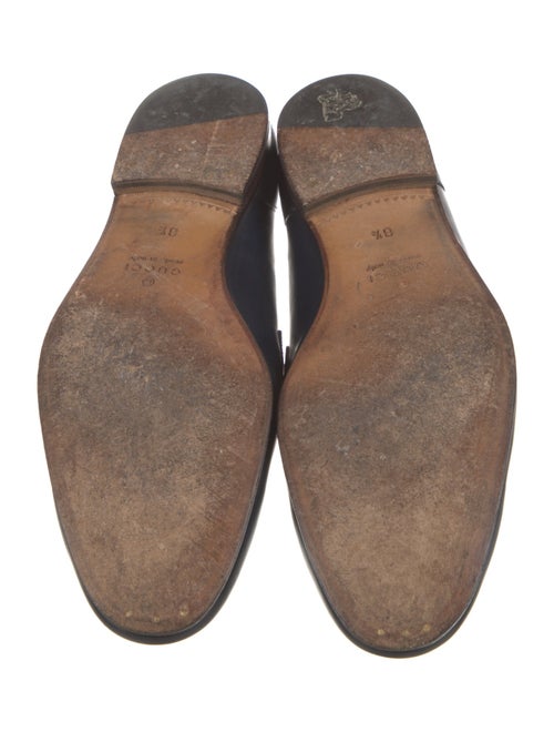 Gucci Horsebit Accent Leather Dress Loafers