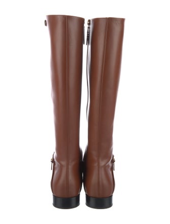 Gucci Leather Riding Boots