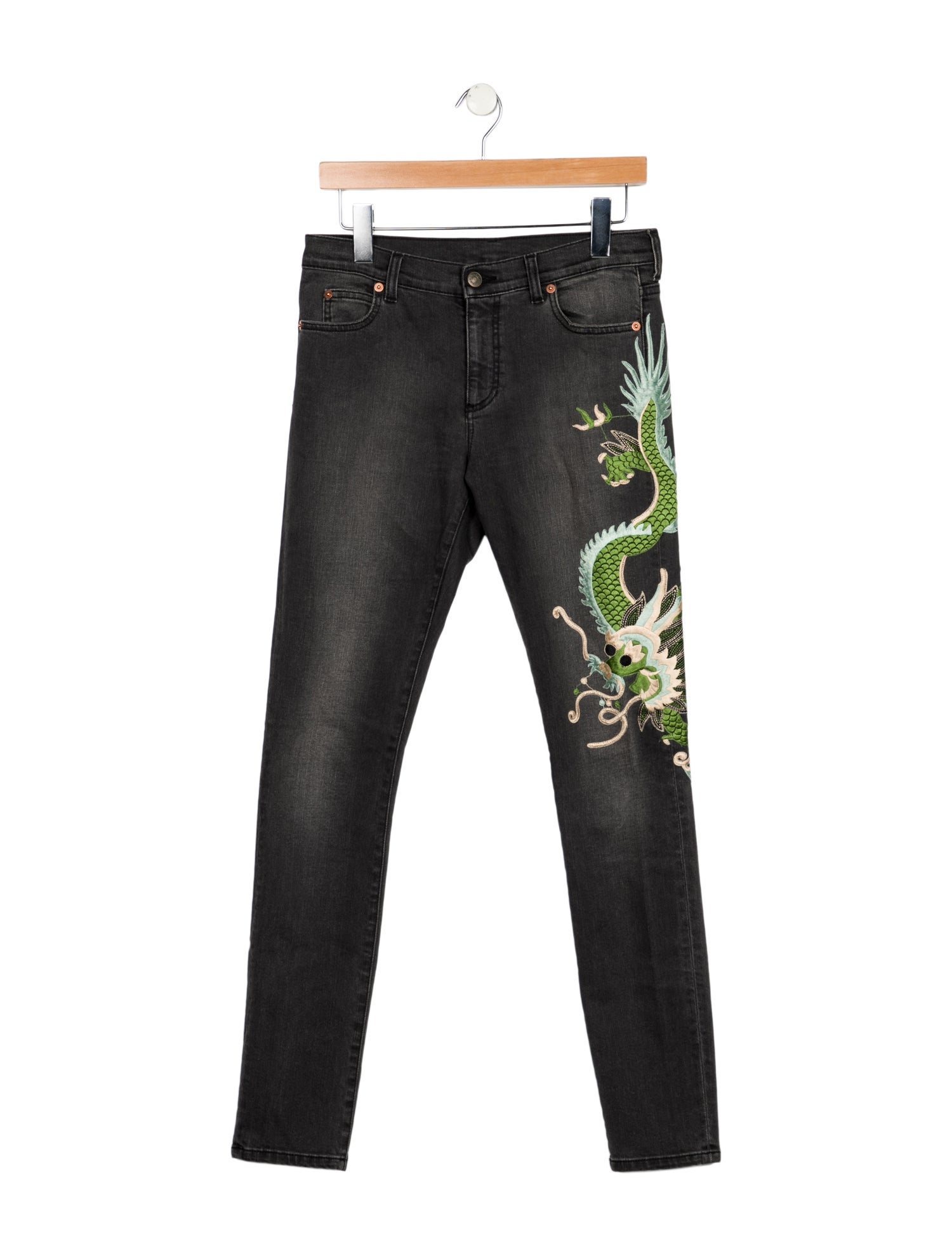 Gucci Mid-Rise Skinny Leg Jeans