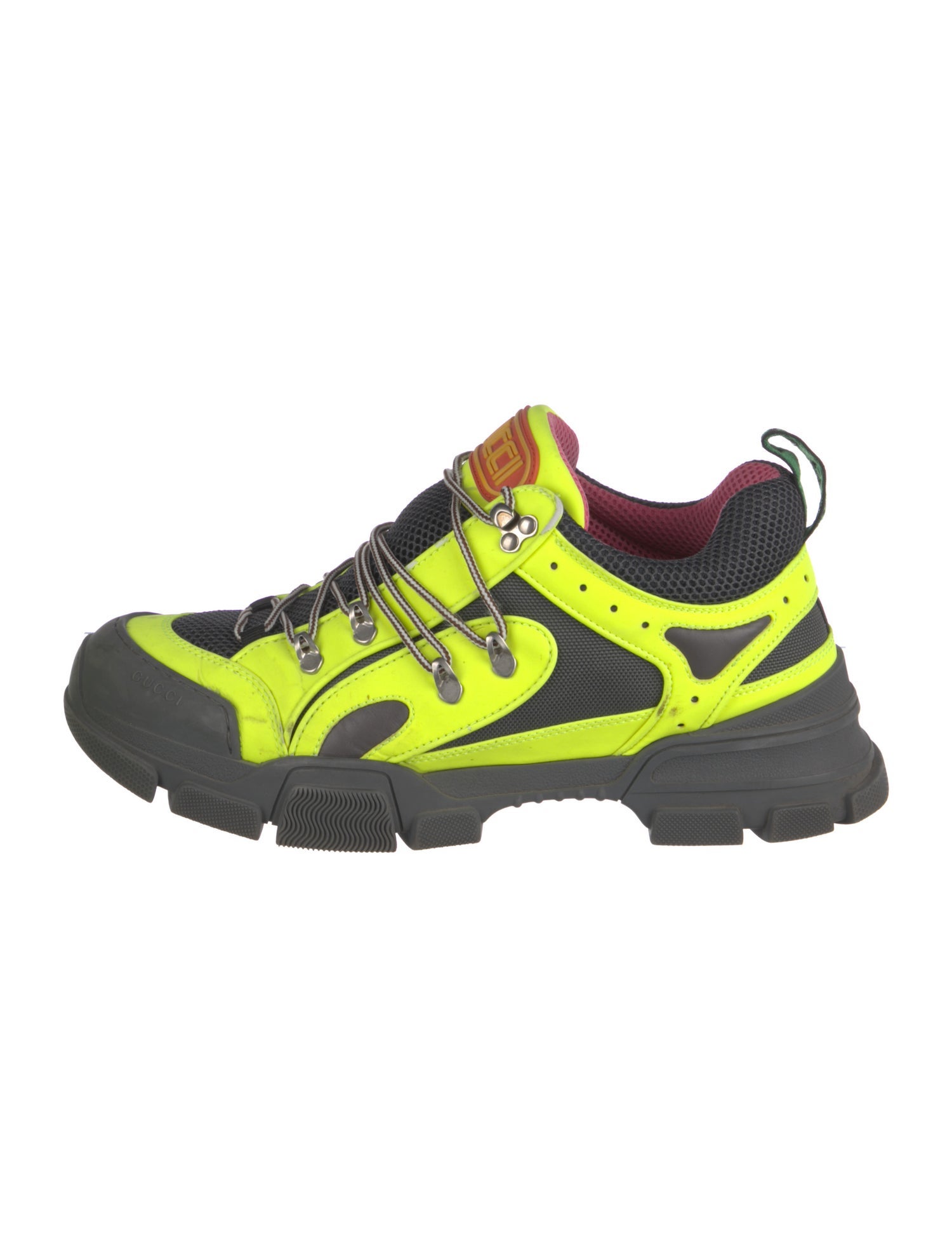 Gucci Colorblock Pattern Sneakers