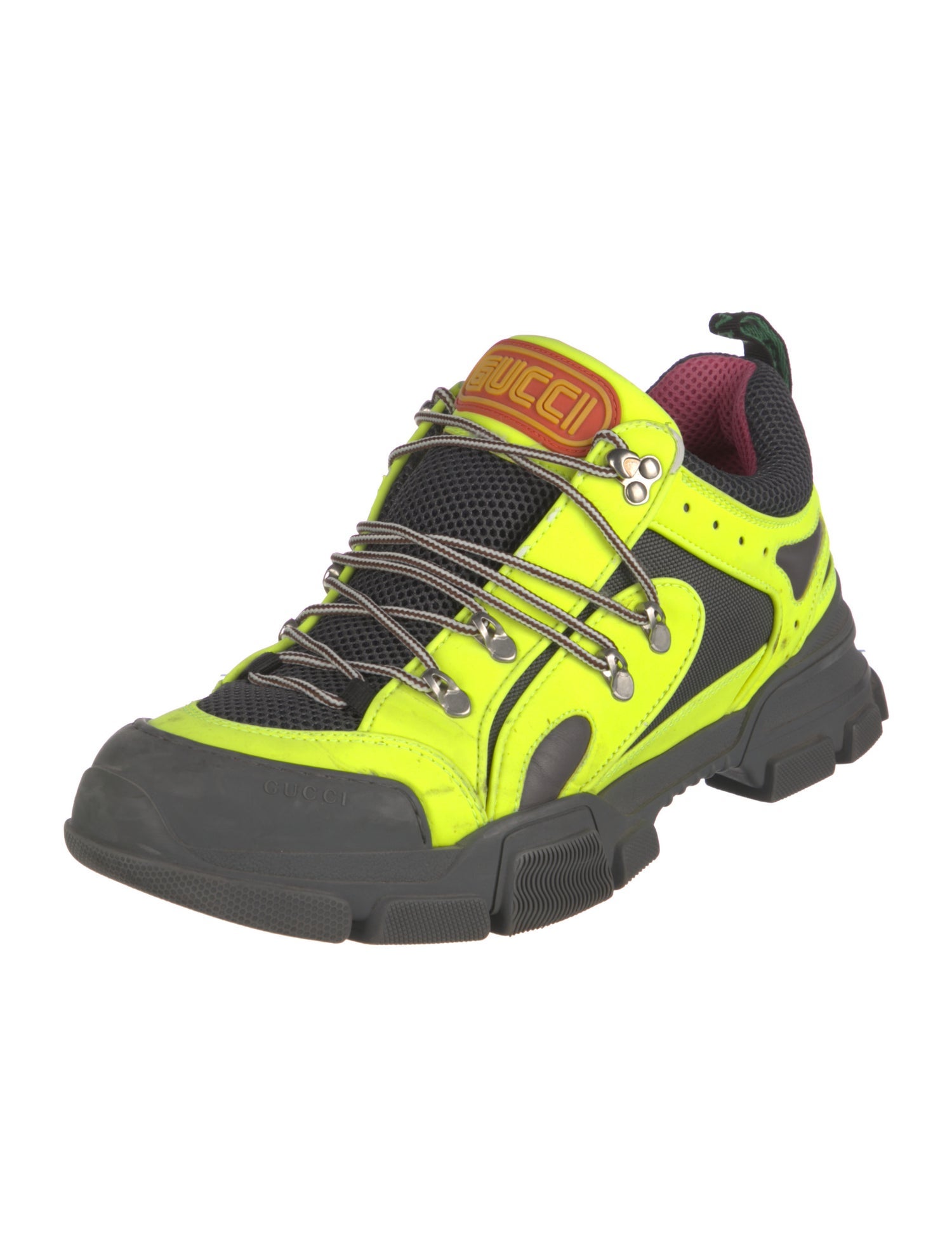 Gucci Colorblock Pattern Sneakers