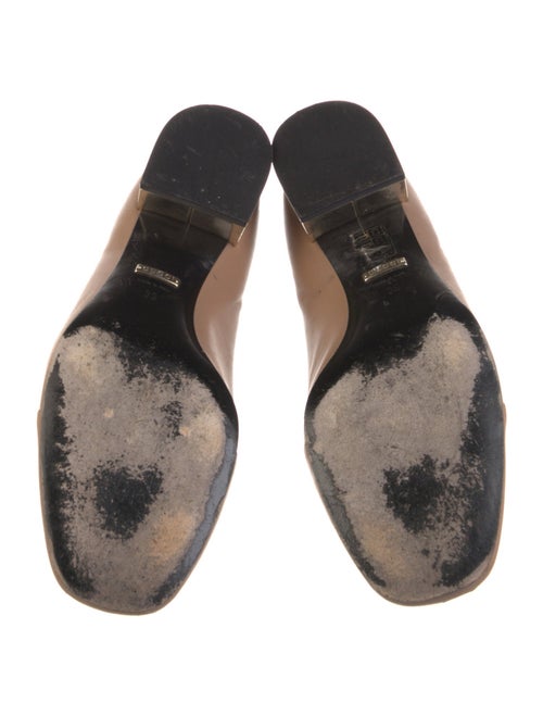 Gucci Sylvie Web Accent Leather Loafers