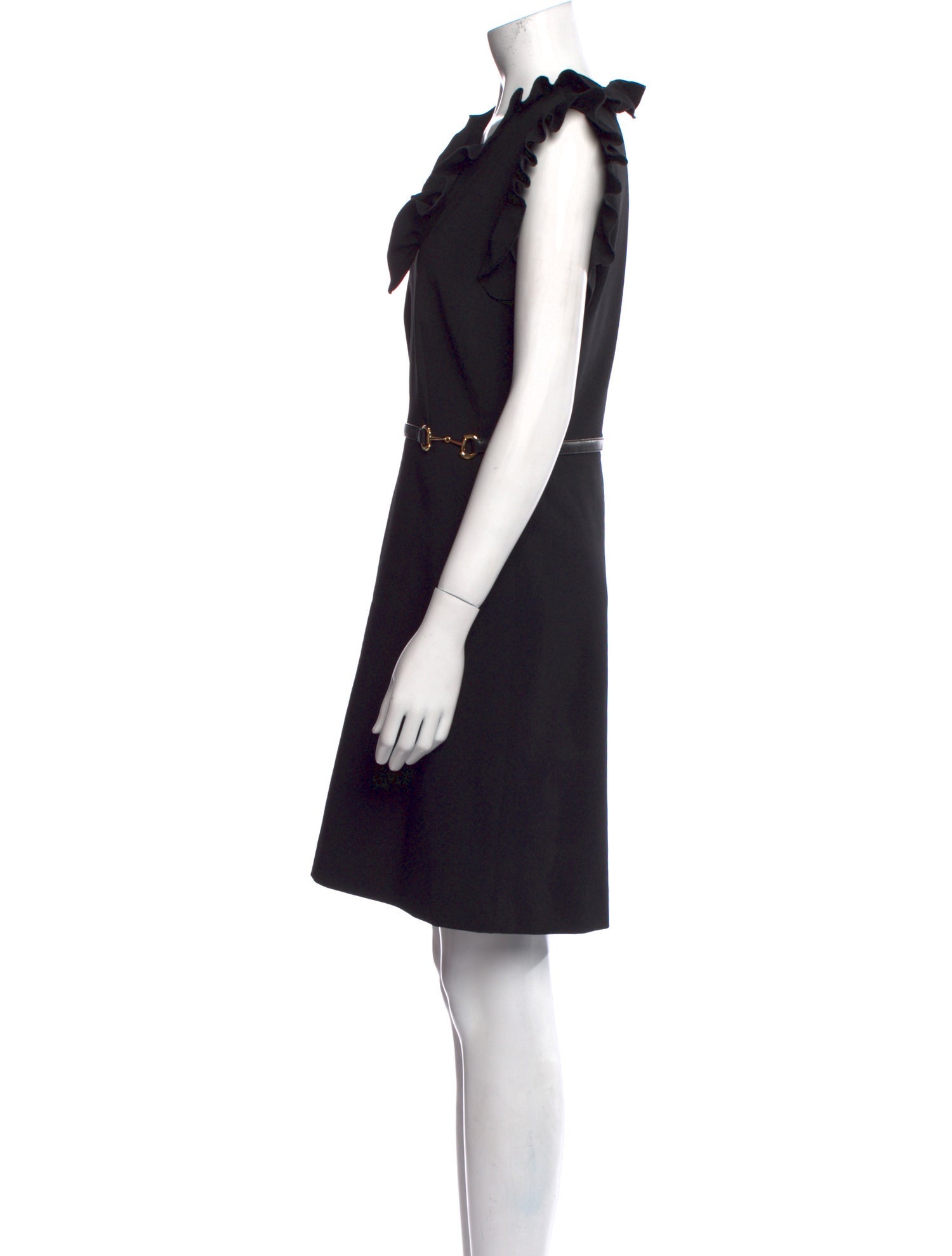 Gucci Cowl Neck Knee-Length Dress