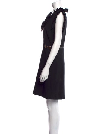 Gucci Cowl Neck Knee-Length Dress