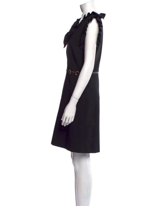 Gucci Cowl Neck Knee-Length Dress
