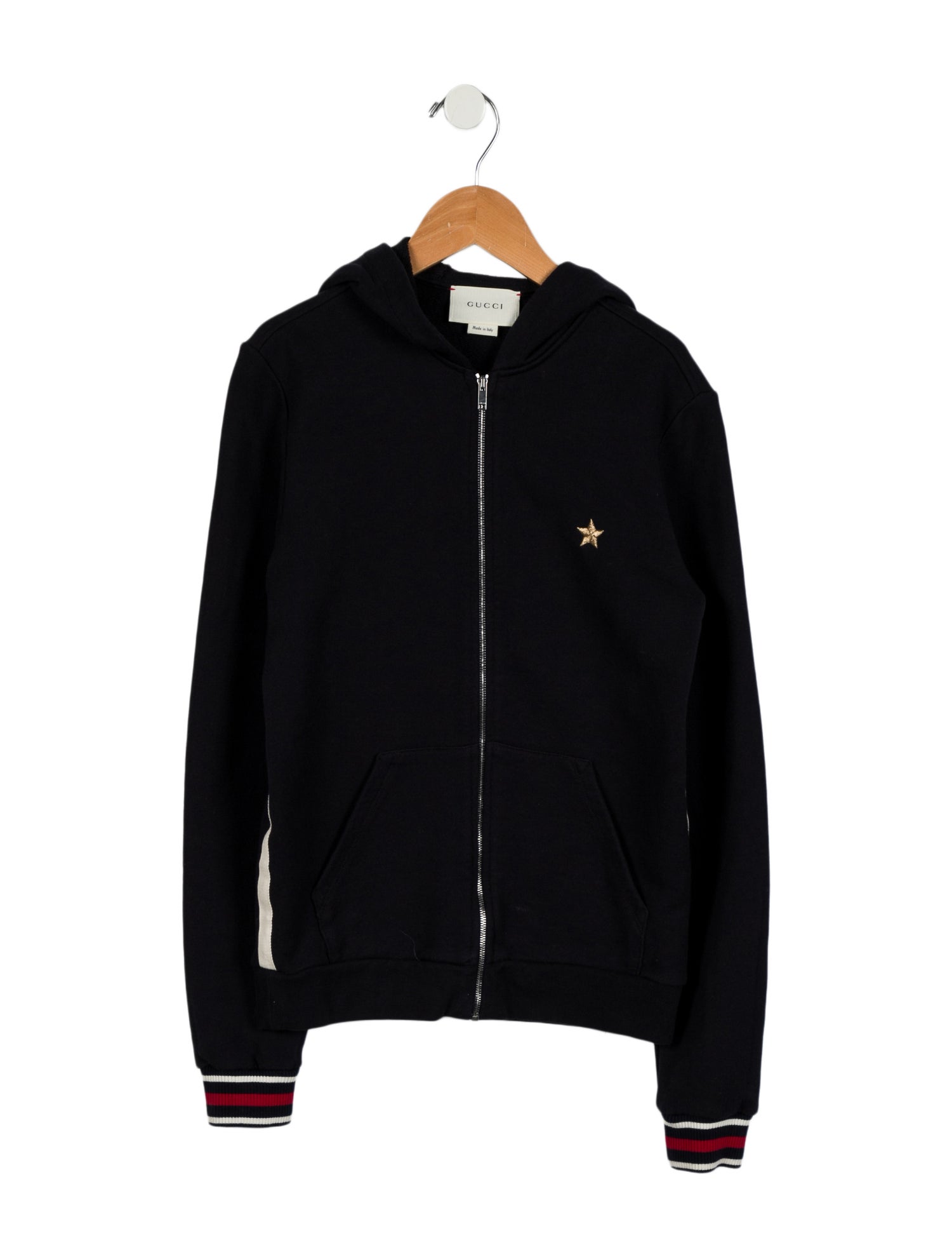 Gucci Boys' Hooded Zip-Up Sweater