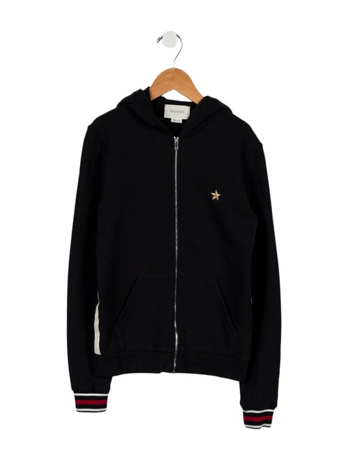 Gucci Boys' Hooded Zip-Up Sweater
