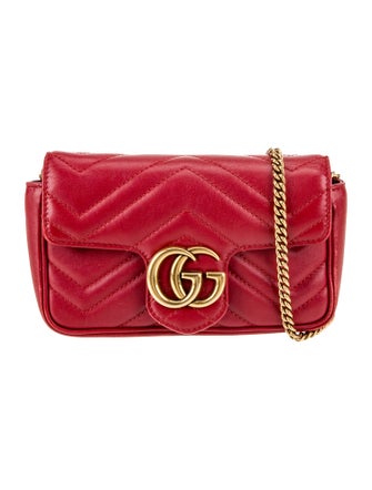 Gucci Leather Marmont Super Mini