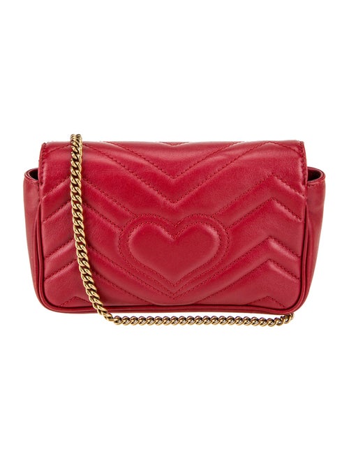 Gucci Leather Marmont Super Mini