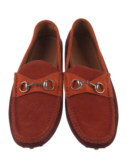 Gucci 1955 Horsebit Accent Suede Drivers