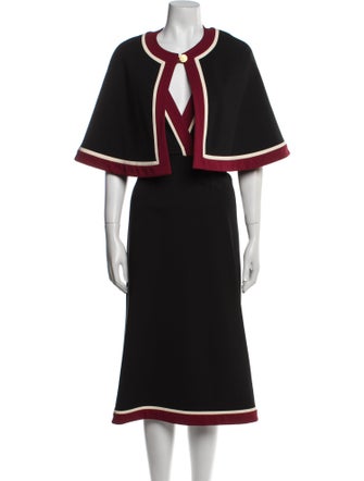 Gucci Striped Skirt Suit