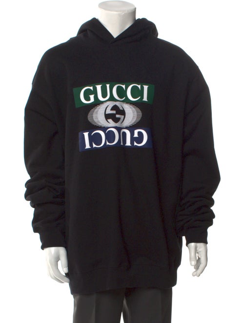 Gucci Interlocking G Logo Crew Neck Hoodie