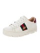 Gucci Web Accent Leather Sneakers