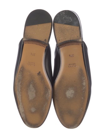 Gucci Horsebit Accent Leather Mules