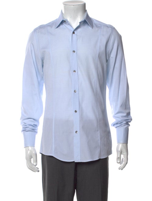 Gucci Kingsnake Long Sleeve Dress Shirt