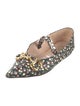 Gucci x Liberty Mary Jane Horsebit Accent Mary Jane Flats