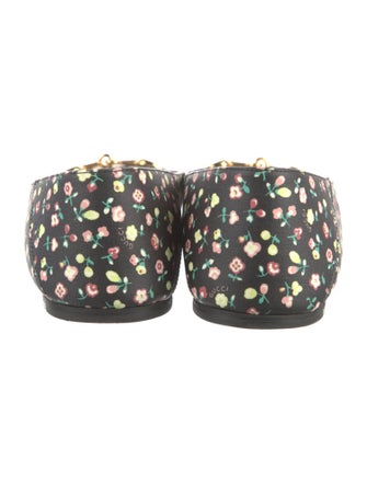 Gucci x Liberty Mary Jane Horsebit Accent Mary Jane Flats