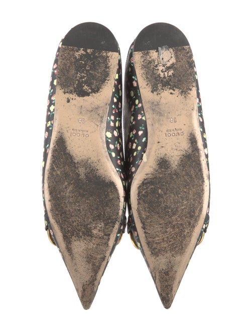 Gucci x Liberty Mary Jane Horsebit Accent Mary Jane Flats