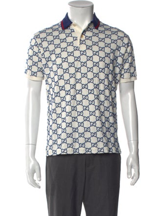 Gucci GG Logo Collar Polo Shirt