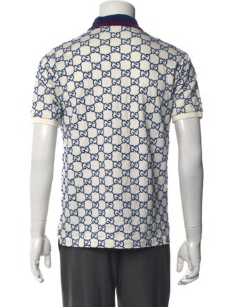 Gucci GG Logo Collar Polo Shirt