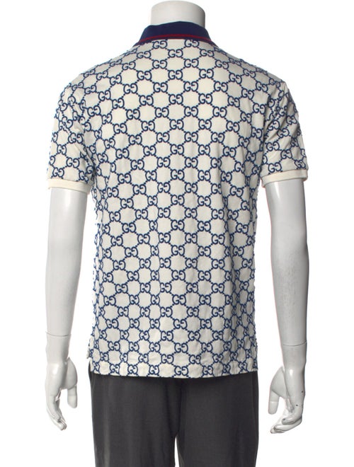 Gucci GG Logo Collar Polo Shirt