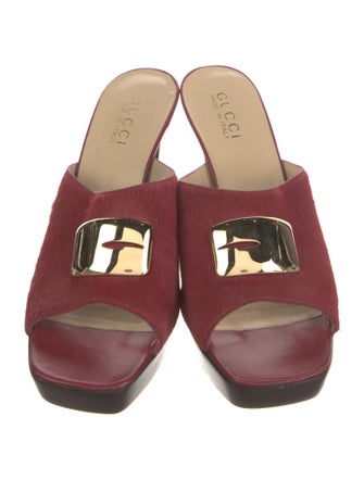 Gucci Ponyhair Slides