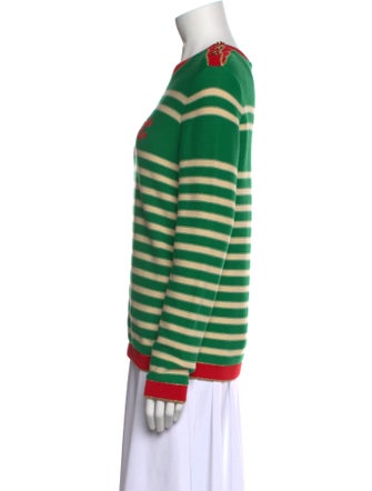 Gucci Striped Crew Neck Sweater