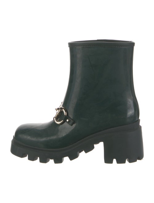 Gucci Horsebit Accent Rubber Rain Boots
