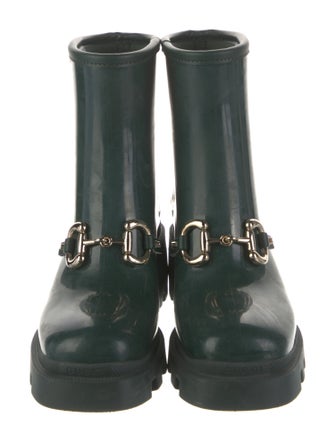 Gucci Horsebit Accent Rubber Rain Boots