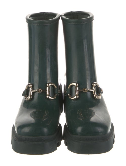 Gucci Horsebit Accent Rubber Rain Boots