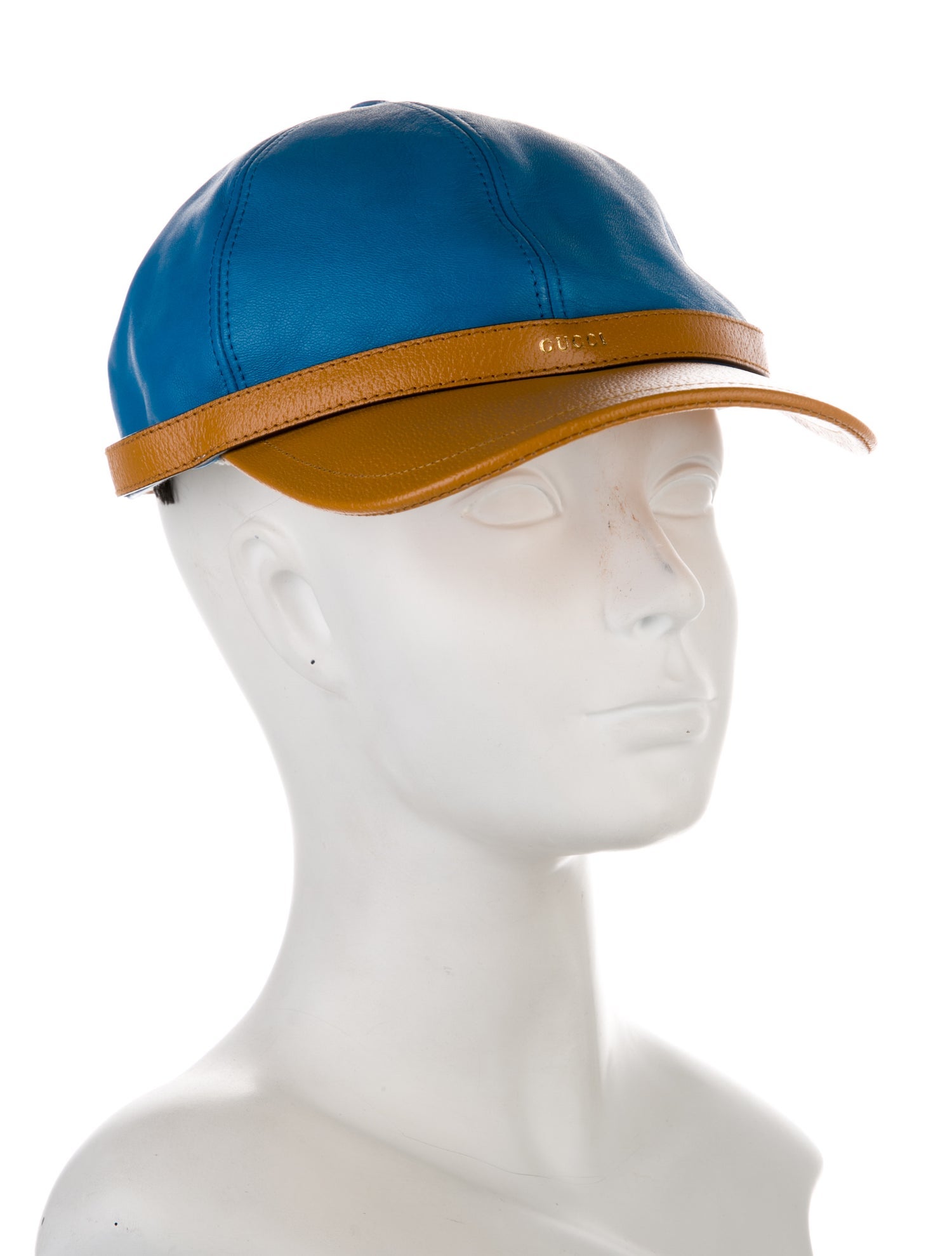 Gucci Leather Baseball Cap w/Tags