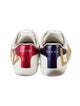 Gucci Web Accent Leather Sneakers