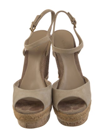 Gucci Microguccissima Pattern Suede Espadrilles