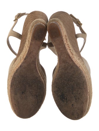 Gucci Microguccissima Pattern Suede Espadrilles