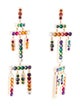 Gucci Resin & Crystal Chandelier Earrings