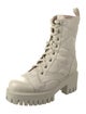 Gucci GG Signature Leather Combat Boots